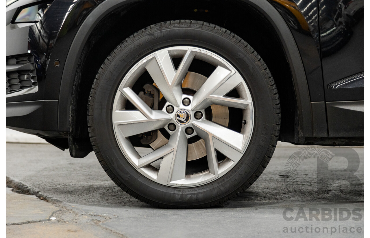 01/2018 Skoda Kodiaq 132TSI (4x4) NS MY18 4d Wagon Black Magic Pearl Turbo 2.0L - 7 Seater