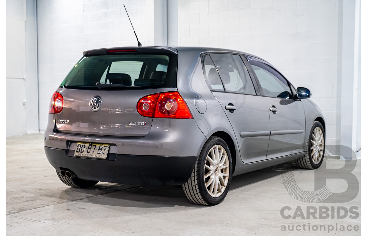 3/2008 Volkswagen Golf GT Sport TDI 1K MY08 UPGRADE 5d Hatchback Grey Turbo Diesel 2.0L