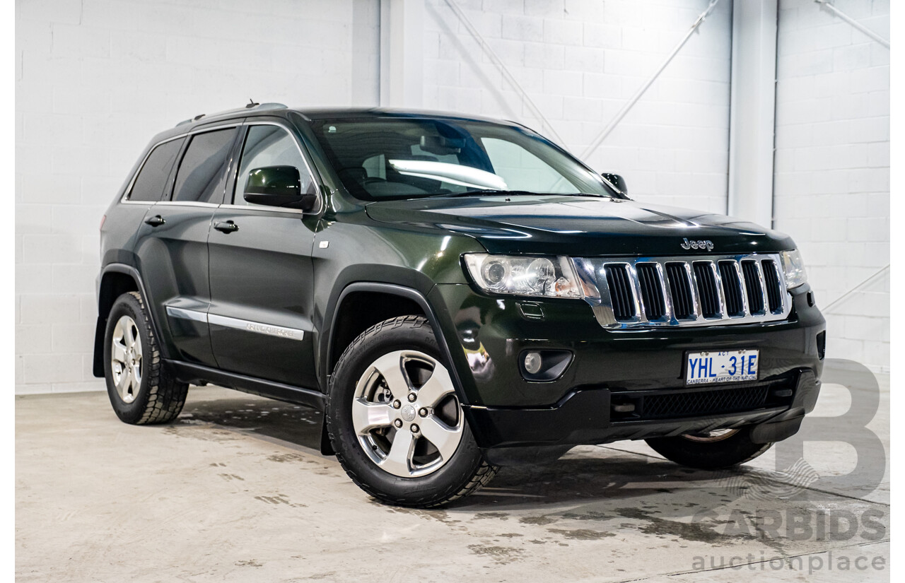 2/2011 Jeep Grand Cherokee Laredo (4x4) WK 4d Wagon Green V6 3.6L