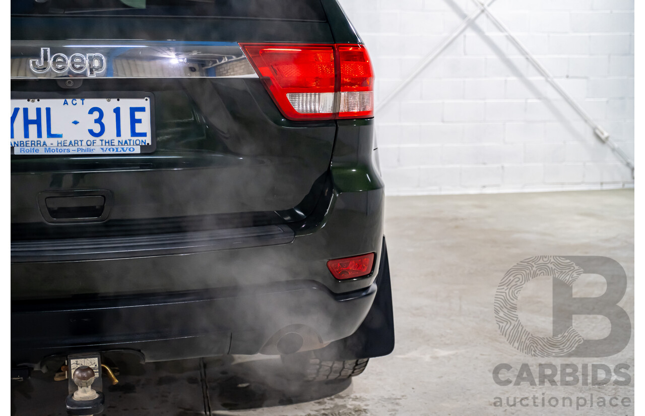 2/2011 Jeep Grand Cherokee Laredo (4x4) WK 4d Wagon Green V6 3.6L