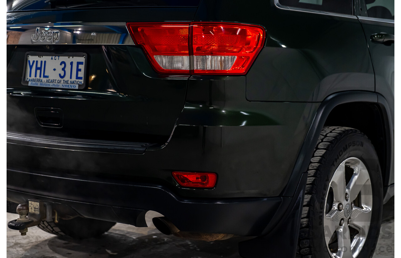 2/2011 Jeep Grand Cherokee Laredo (4x4) WK 4d Wagon Green V6 3.6L