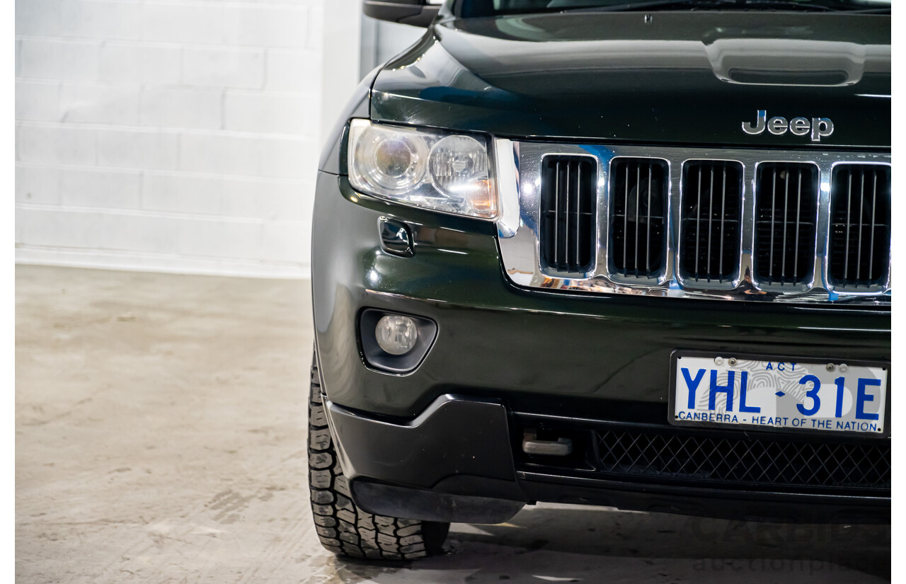 2/2011 Jeep Grand Cherokee Laredo (4x4) WK 4d Wagon Green V6 3.6L