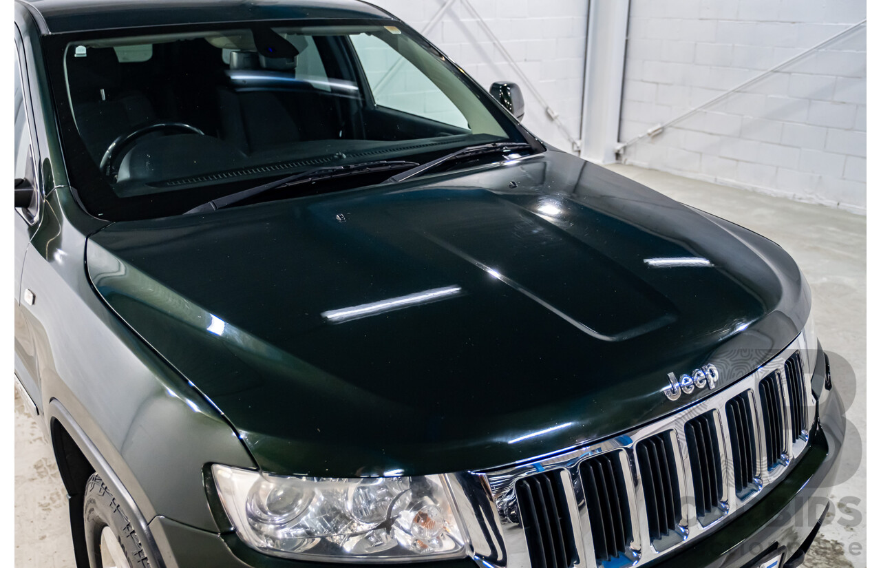 2/2011 Jeep Grand Cherokee Laredo (4x4) WK 4d Wagon Green V6 3.6L