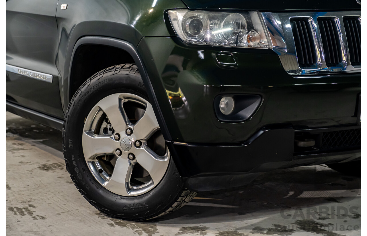 2/2011 Jeep Grand Cherokee Laredo (4x4) WK 4d Wagon Green V6 3.6L