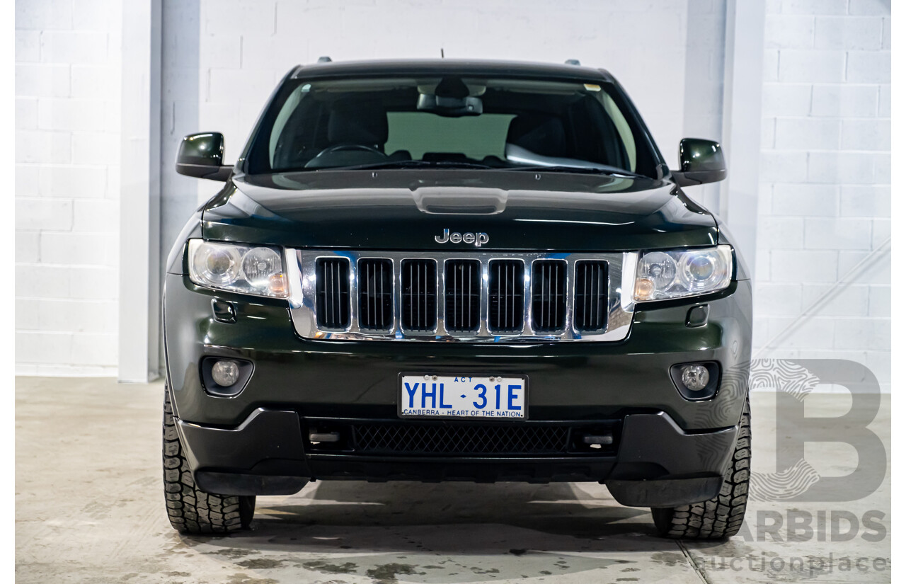 2/2011 Jeep Grand Cherokee Laredo (4x4) WK 4d Wagon Green V6 3.6L