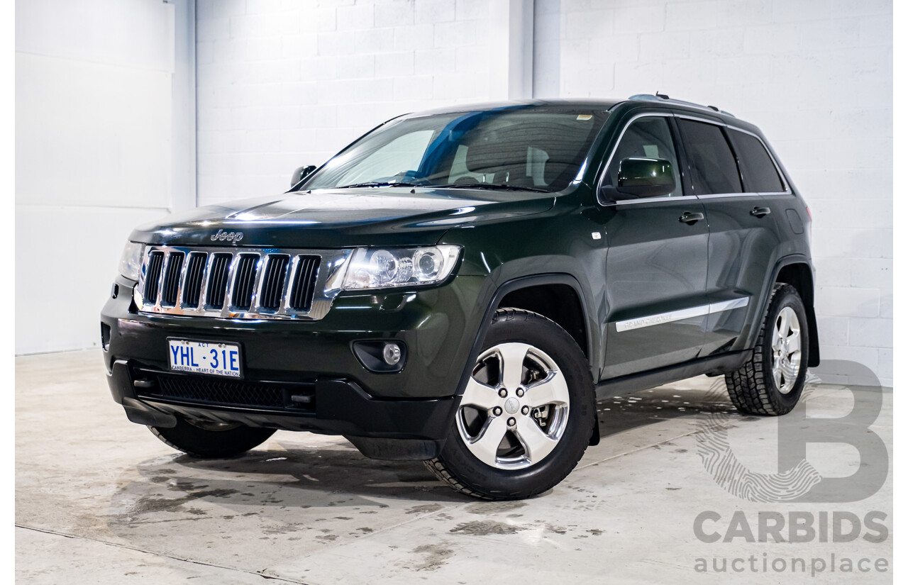 2/2011 Jeep Grand Cherokee Laredo (4x4) WK 4d Wagon Green V6 3.6L