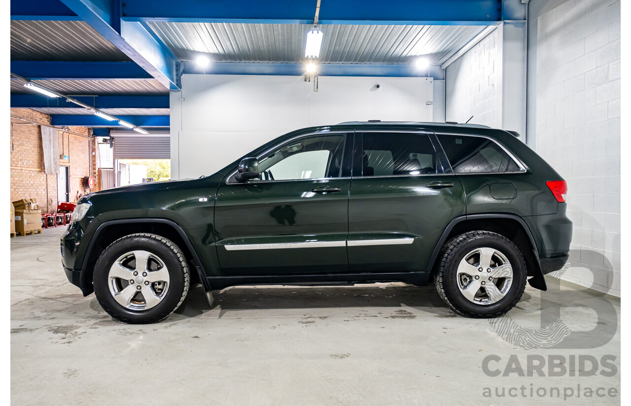 2/2011 Jeep Grand Cherokee Laredo (4x4) WK 4d Wagon Green V6 3.6L