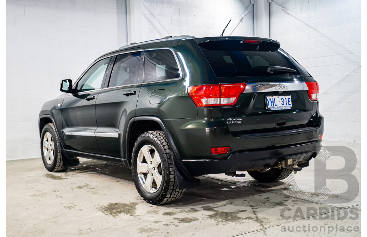 2/2011 Jeep Grand Cherokee Laredo (4x4) WK 4d Wagon Green V6 3.6L