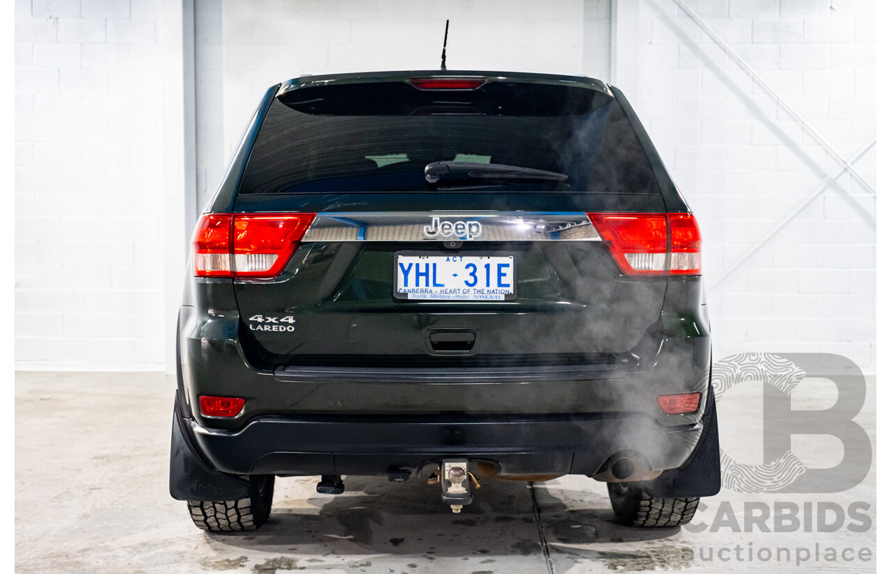 2/2011 Jeep Grand Cherokee Laredo (4x4) WK 4d Wagon Green V6 3.6L