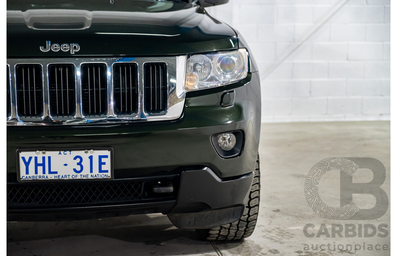 2/2011 Jeep Grand Cherokee Laredo (4x4) WK 4d Wagon Green V6 3.6L