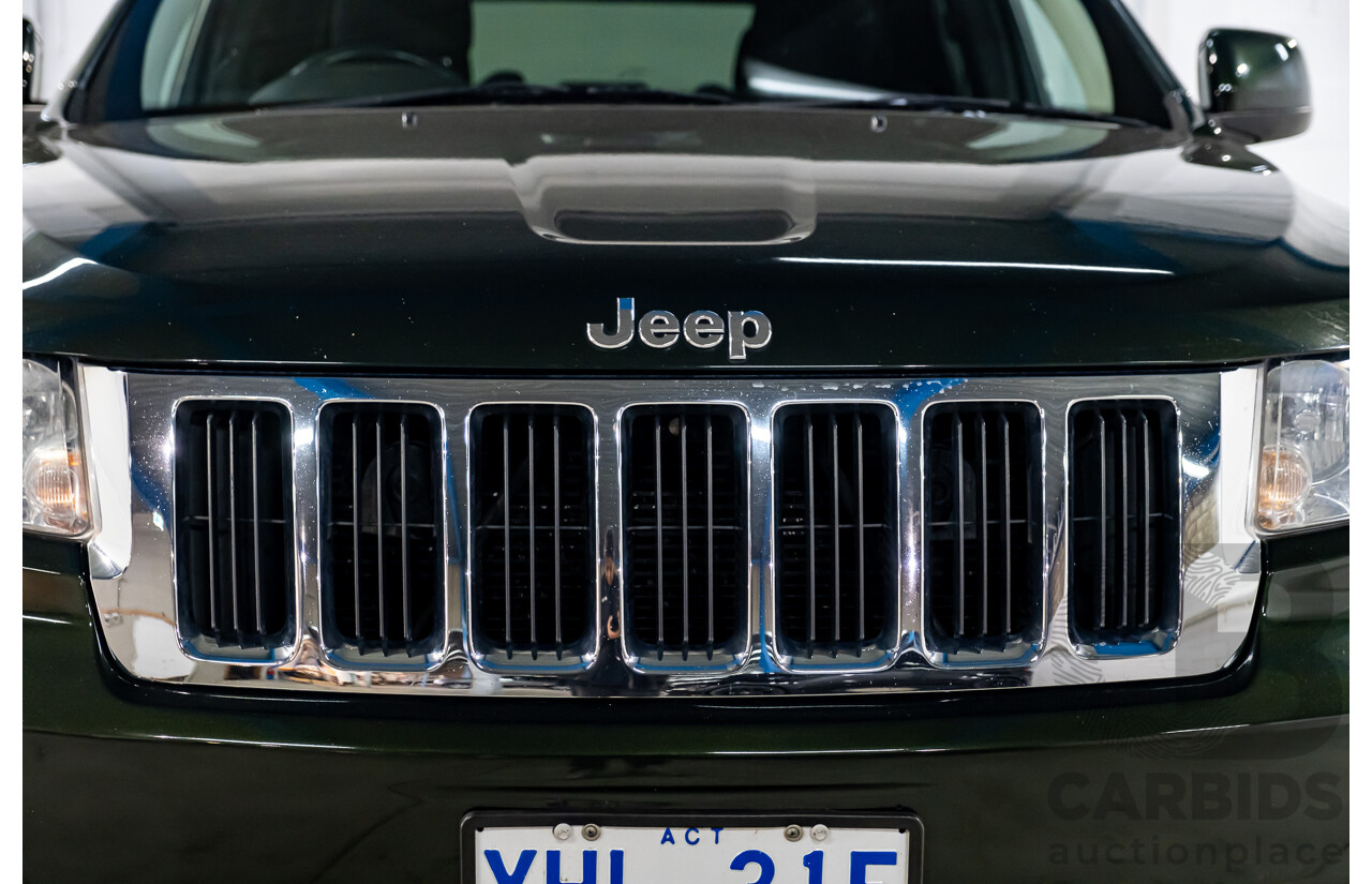 2/2011 Jeep Grand Cherokee Laredo (4x4) WK 4d Wagon Green V6 3.6L