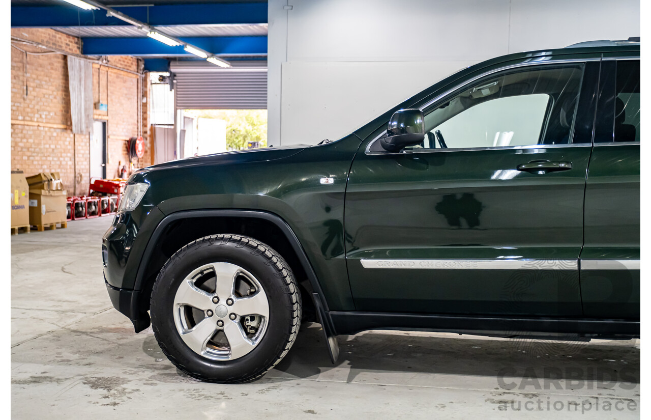 2/2011 Jeep Grand Cherokee Laredo (4x4) WK 4d Wagon Green V6 3.6L
