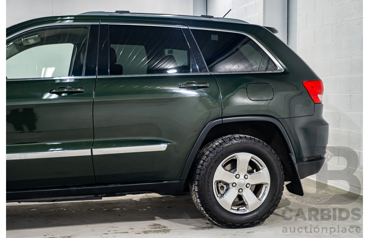 2/2011 Jeep Grand Cherokee Laredo (4x4) WK 4d Wagon Green V6 3.6L