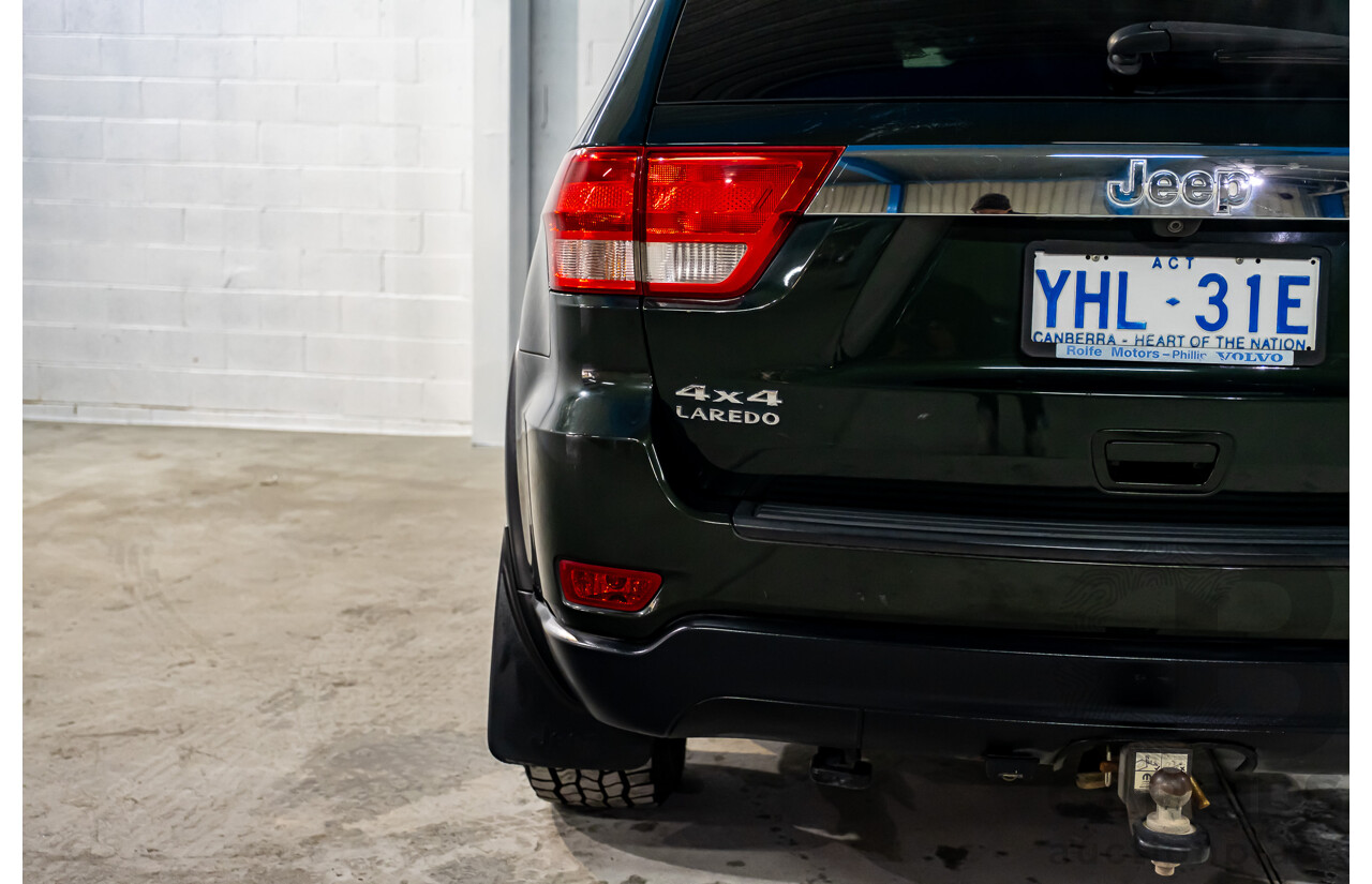 2/2011 Jeep Grand Cherokee Laredo (4x4) WK 4d Wagon Green V6 3.6L