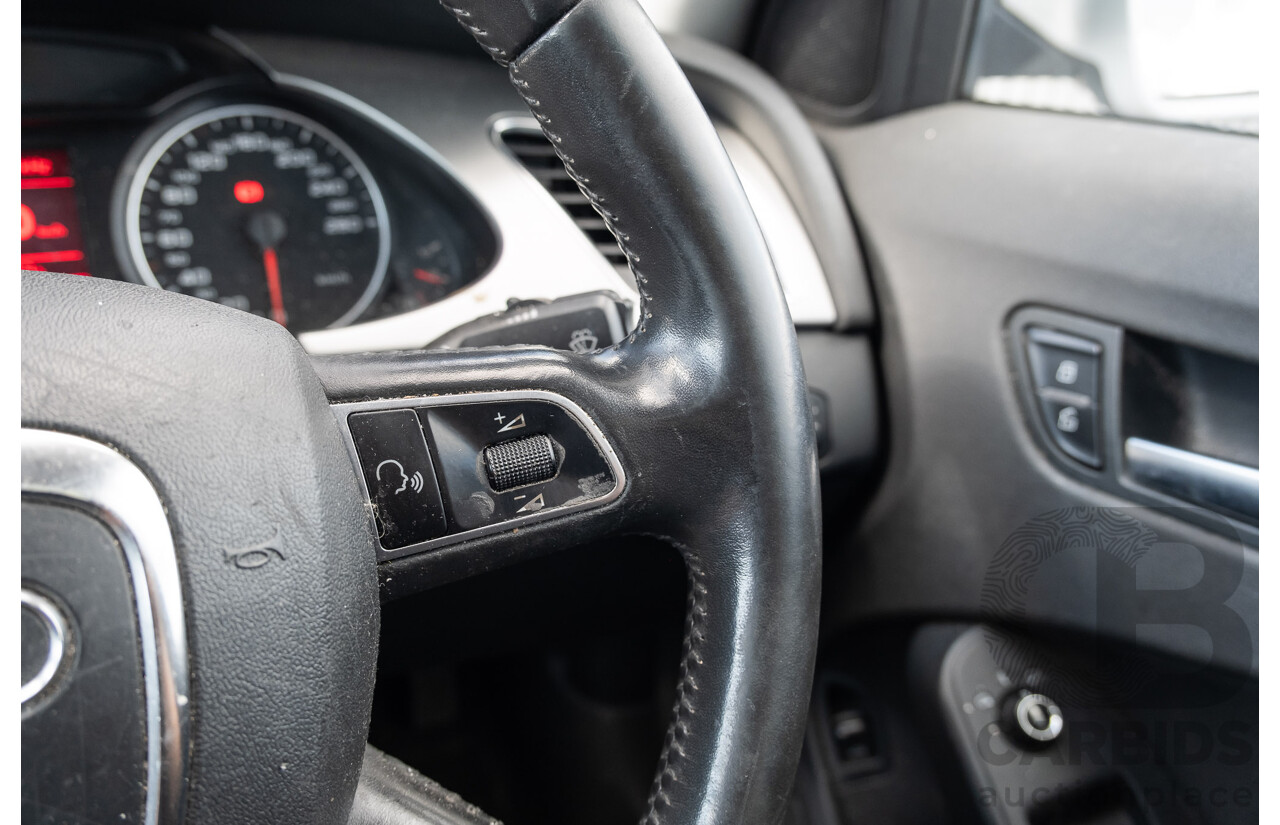 8/2011 Audi A4 2.0 TDi e B8 (8K) MY12 4d Sedan Silver Turbo Diesel 2.0L