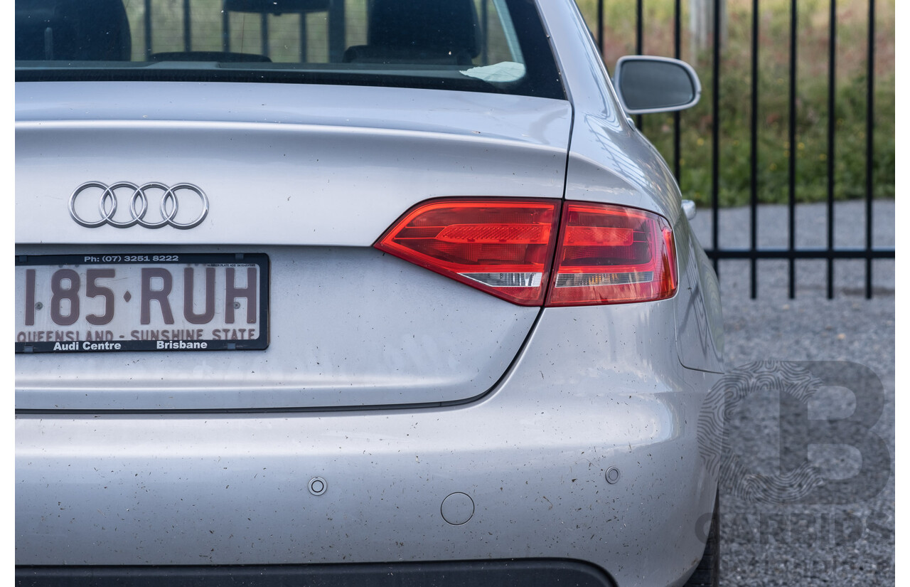 8/2011 Audi A4 2.0 TDi e B8 (8K) MY12 4d Sedan Silver Turbo Diesel 2.0L