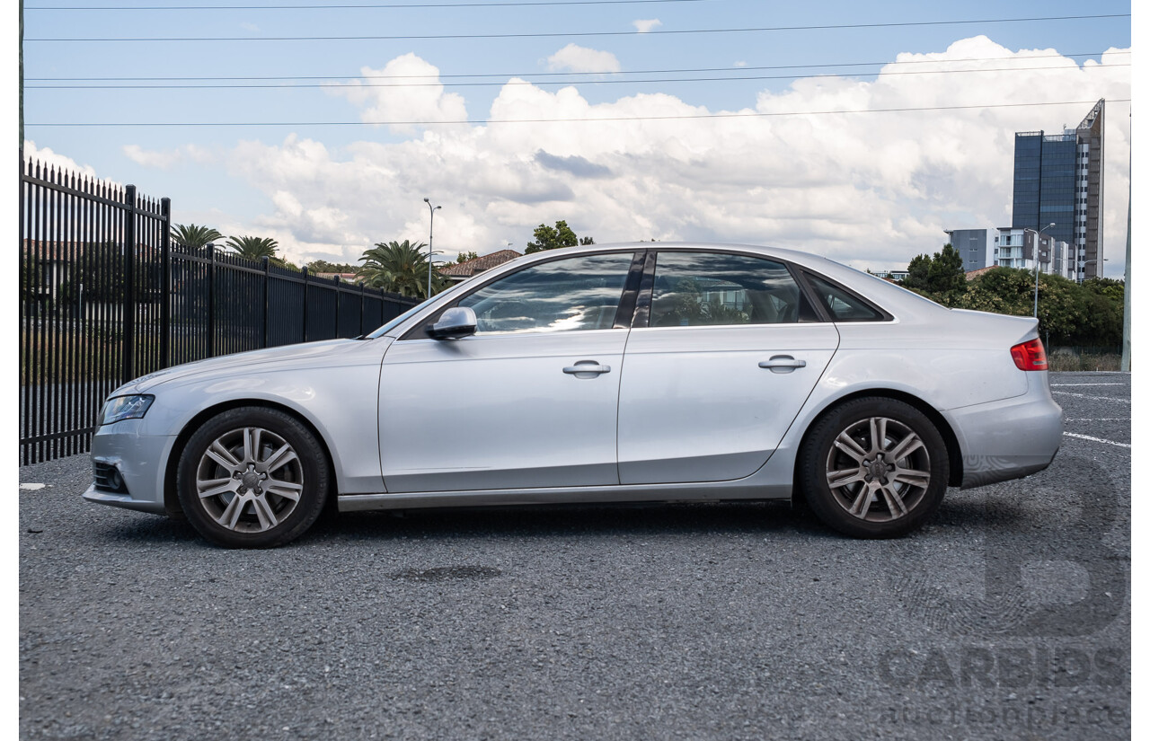 8/2011 Audi A4 2.0 TDi e B8 (8K) MY12 4d Sedan Silver Turbo Diesel 2.0L