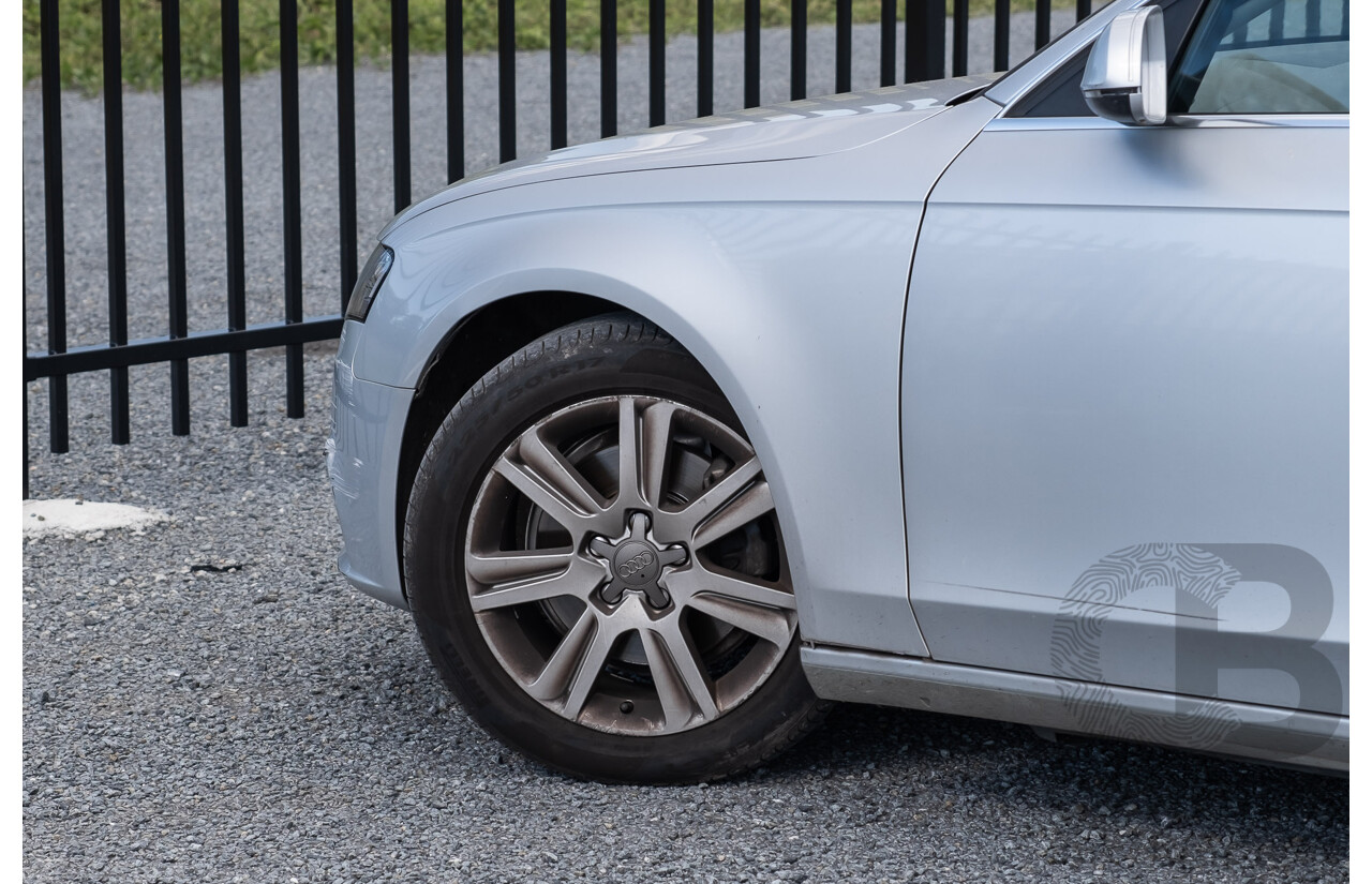8/2011 Audi A4 2.0 TDi e B8 (8K) MY12 4d Sedan Silver Turbo Diesel 2.0L