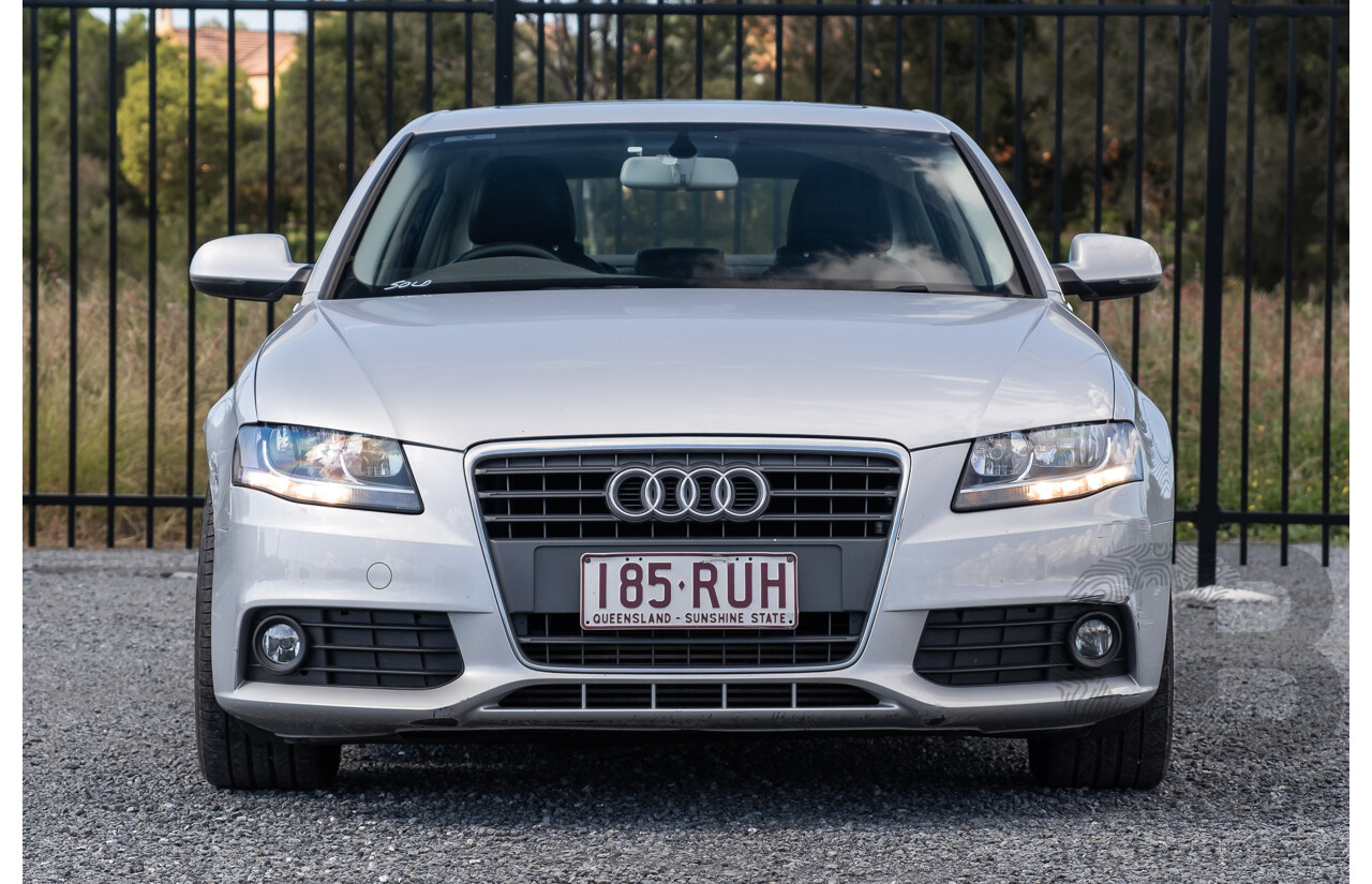 8/2011 Audi A4 2.0 TDi e B8 (8K) MY12 4d Sedan Silver Turbo Diesel 2.0L