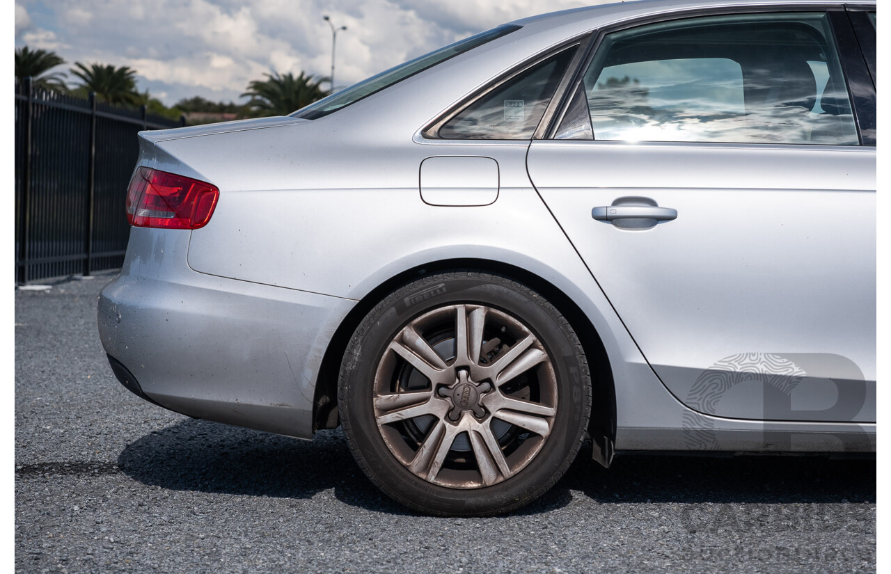 8/2011 Audi A4 2.0 TDi e B8 (8K) MY12 4d Sedan Silver Turbo Diesel 2.0L