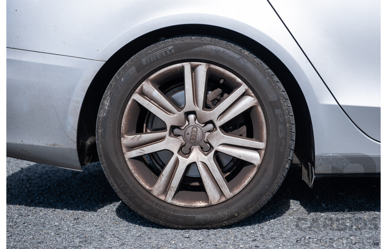8/2011 Audi A4 2.0 TDi e B8 (8K) MY12 4d Sedan Silver Turbo Diesel 2.0L