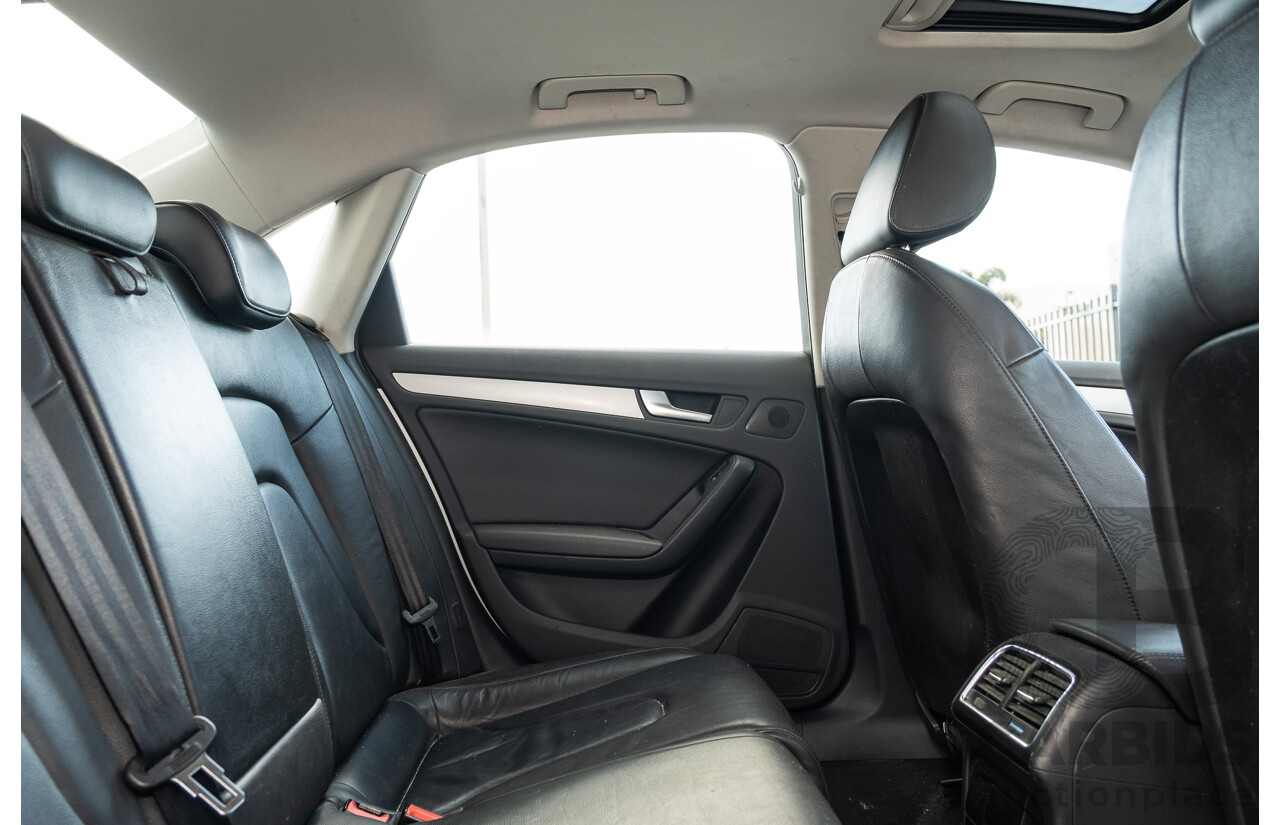 8/2011 Audi A4 2.0 TDi e B8 (8K) MY12 4d Sedan Silver Turbo Diesel 2.0L