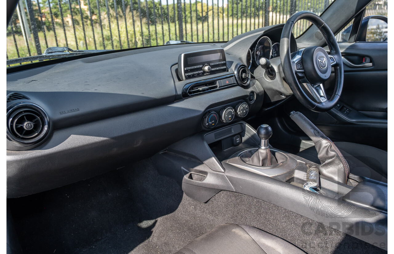 11/2015 Mazda MX-5 Skyactiv ND 2d Roadster Metallic Black 1.5L   USED