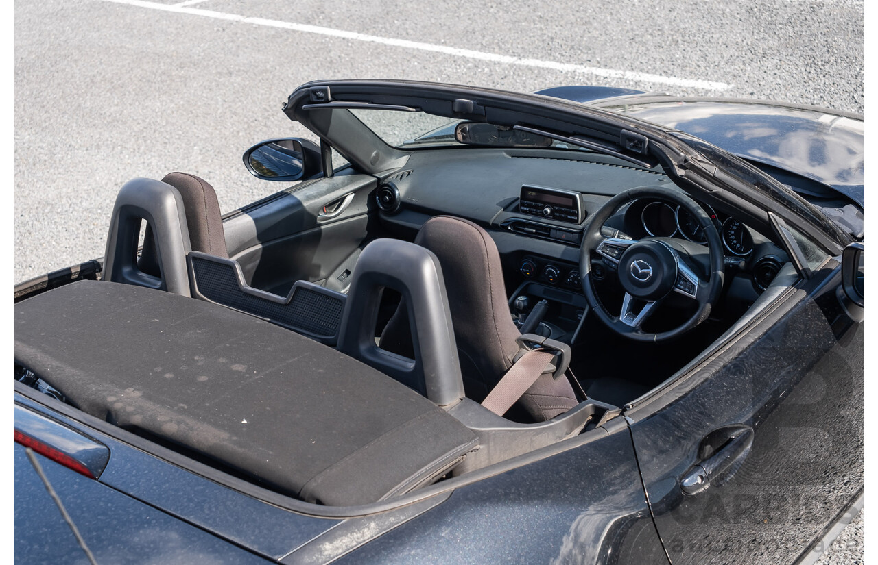 11/2015 Mazda MX-5 Skyactiv ND 2d Roadster Metallic Black 1.5L   USED