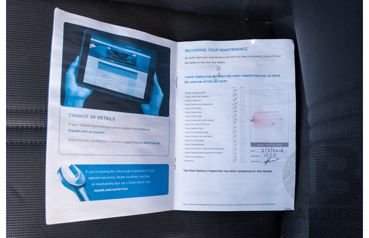 11/2015 Mazda MX-5 Skyactiv ND 2d Roadster Metallic Black 1.5L   USED