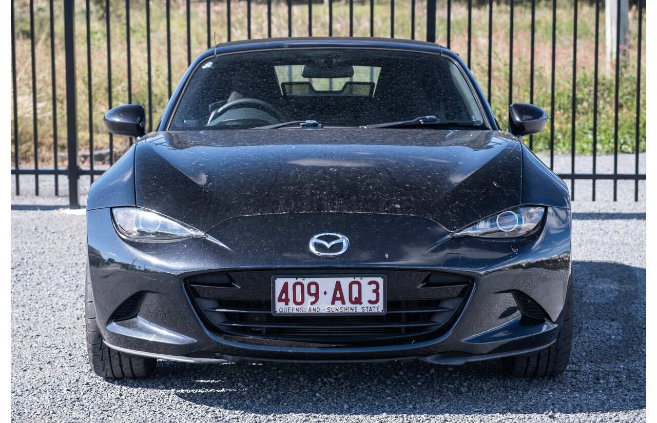 11/2015 Mazda MX-5 Skyactiv ND 2d Roadster Metallic Black 1.5L   USED