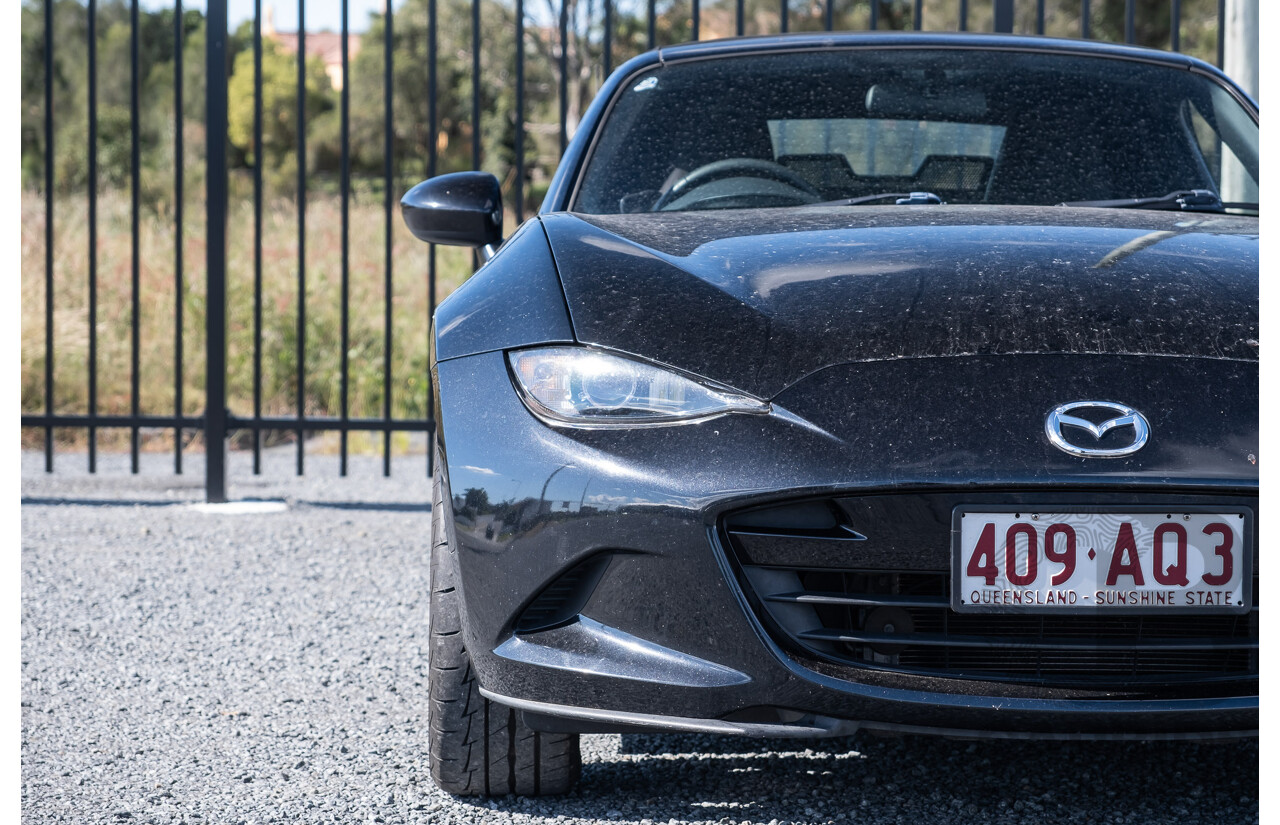 11/2015 Mazda MX-5 Skyactiv ND 2d Roadster Metallic Black 1.5L   USED