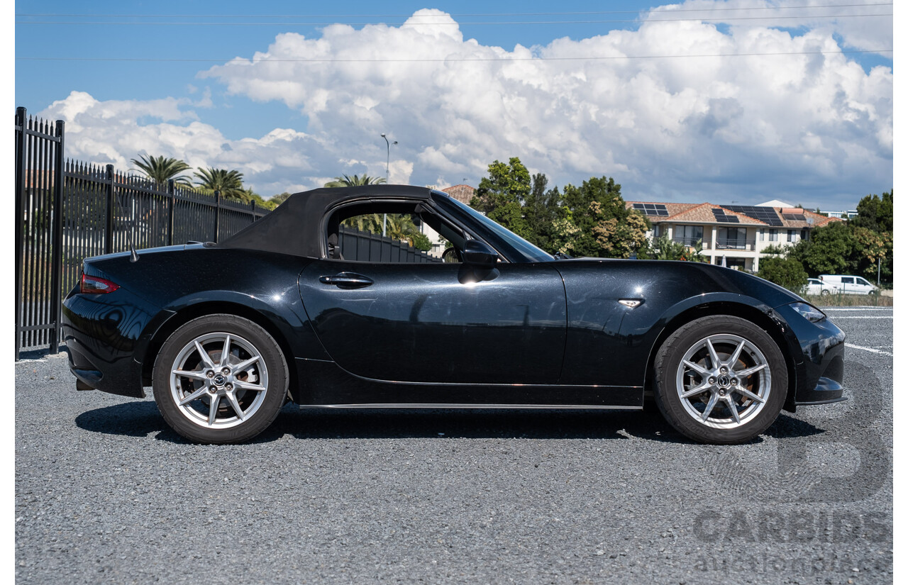 11/2015 Mazda MX-5 Skyactiv ND 2d Roadster Metallic Black 1.5L   USED