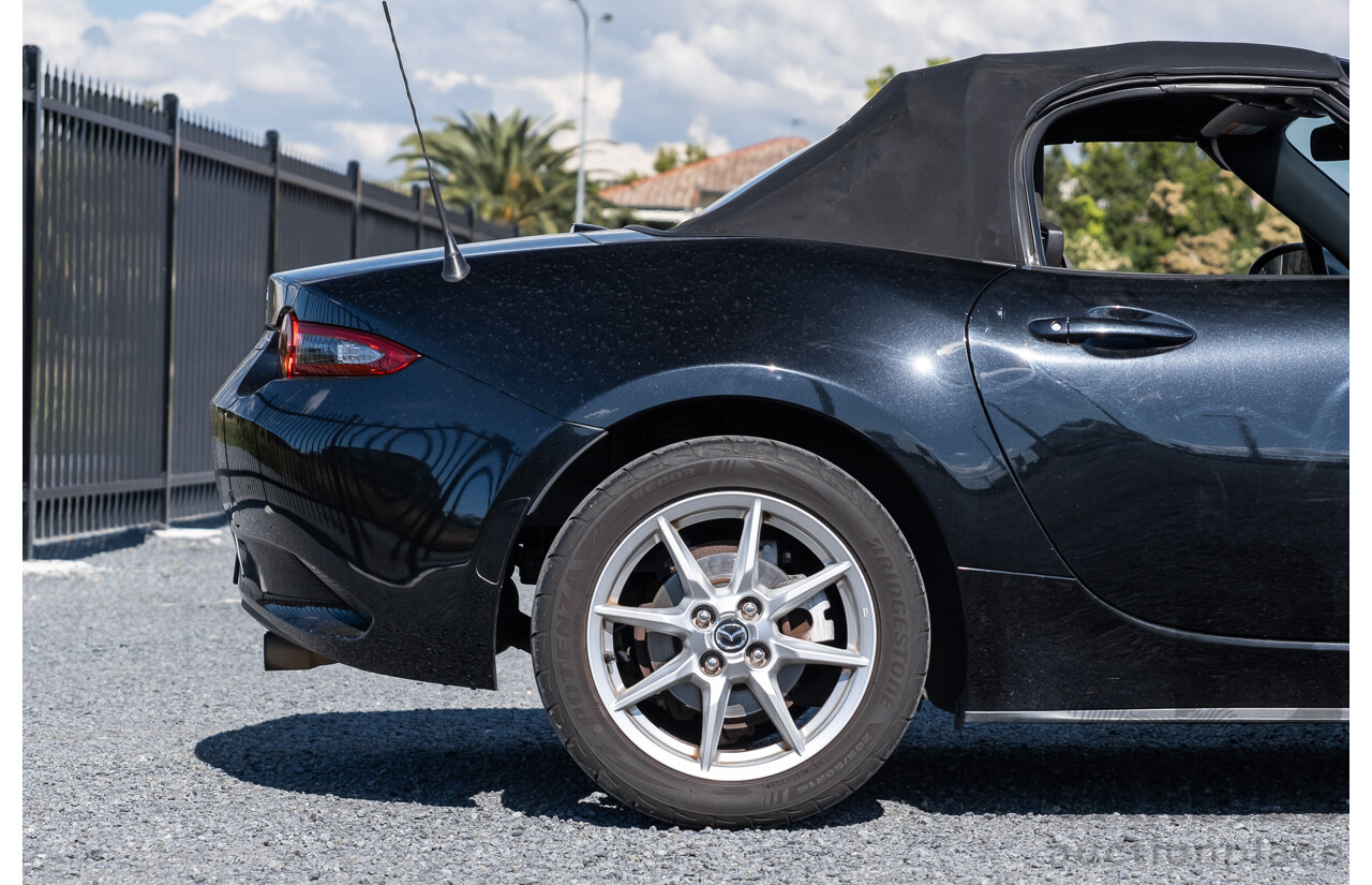 11/2015 Mazda MX-5 Skyactiv ND 2d Roadster Metallic Black 1.5L   USED