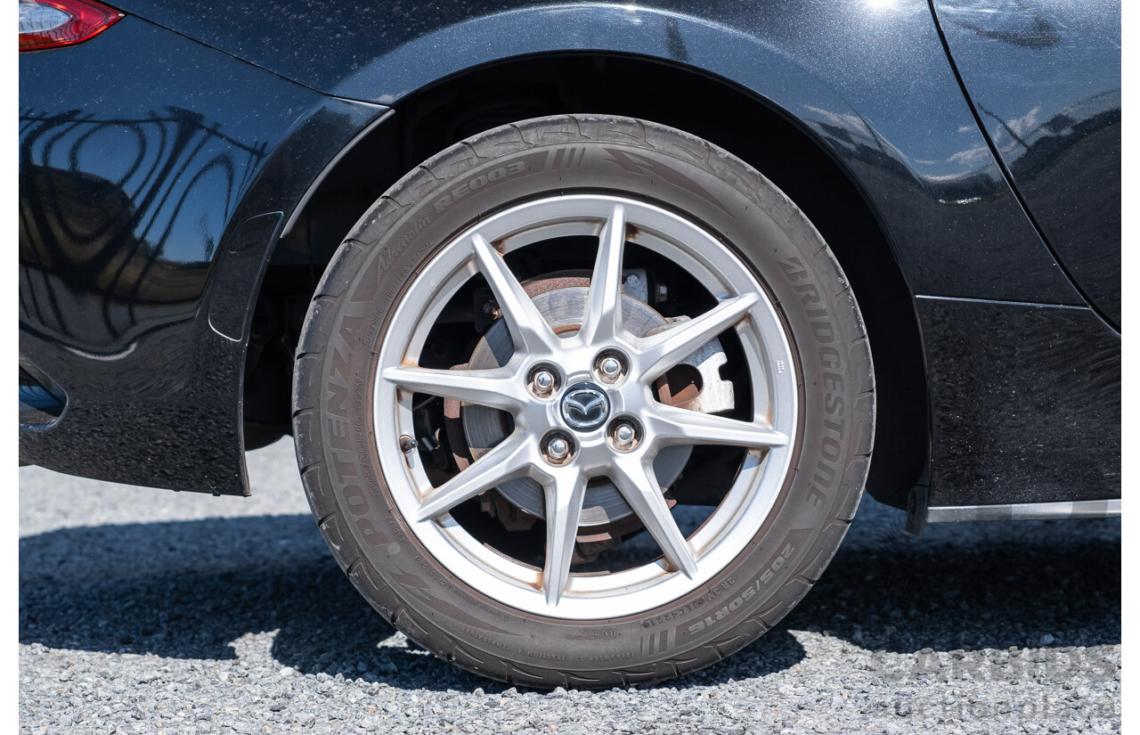 11/2015 Mazda MX-5 Skyactiv ND 2d Roadster Metallic Black 1.5L   USED