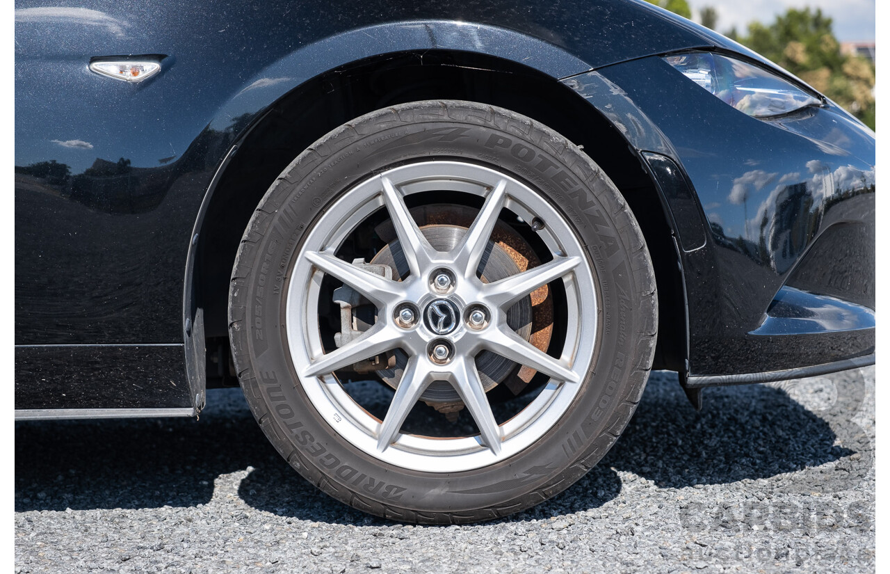 11/2015 Mazda MX-5 Skyactiv ND 2d Roadster Metallic Black 1.5L   USED