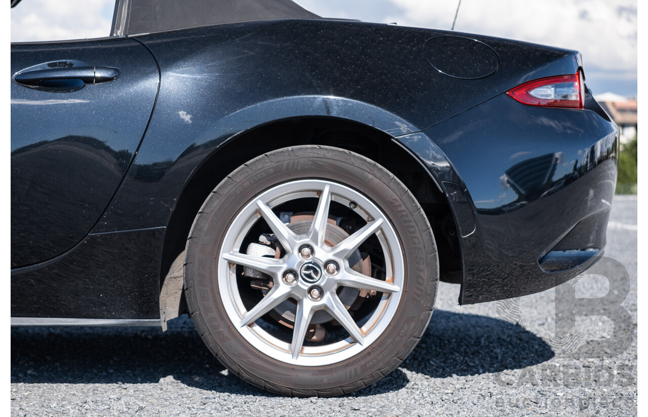 11/2015 Mazda MX-5 Skyactiv ND 2d Roadster Metallic Black 1.5L   USED