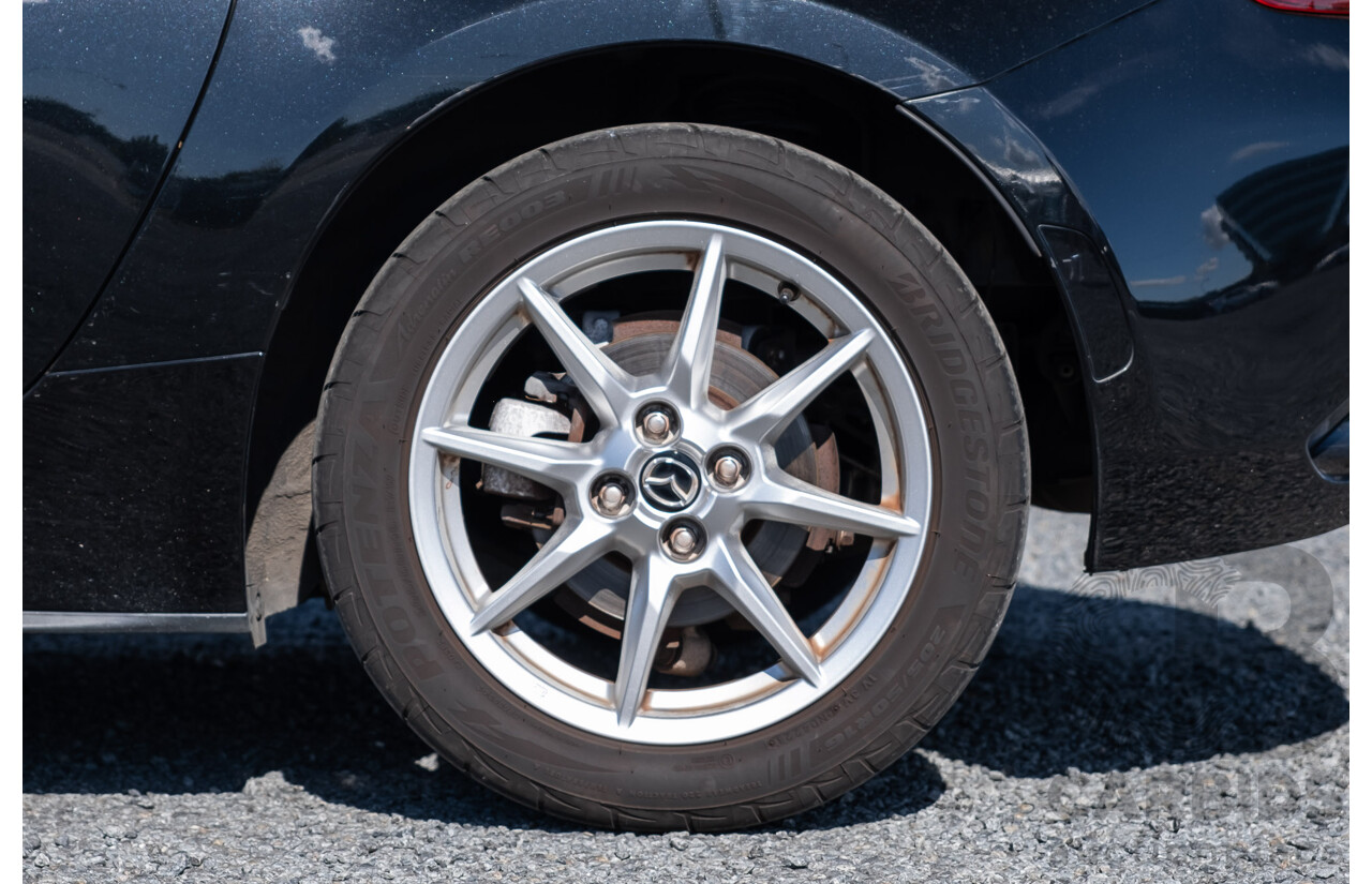 11/2015 Mazda MX-5 Skyactiv ND 2d Roadster Metallic Black 1.5L   USED