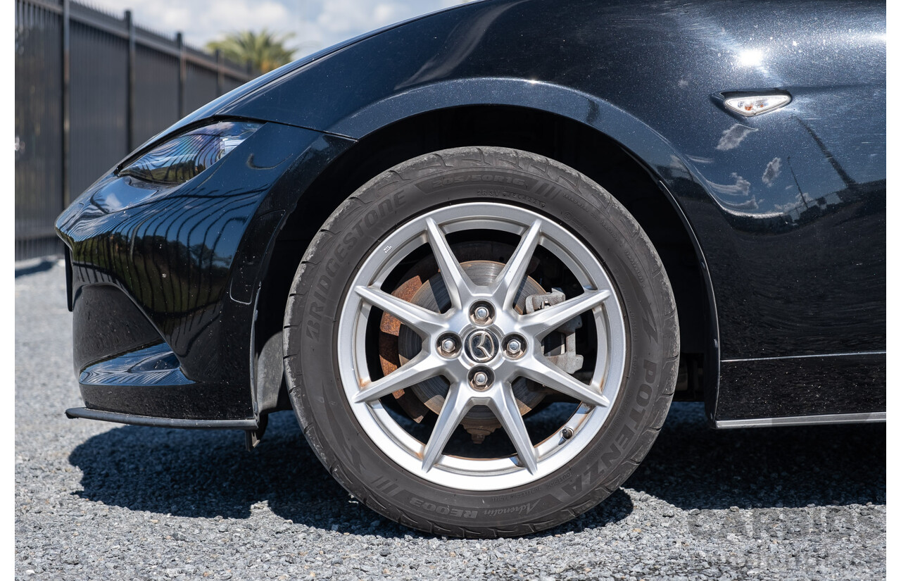 11/2015 Mazda MX-5 Skyactiv ND 2d Roadster Metallic Black 1.5L   USED