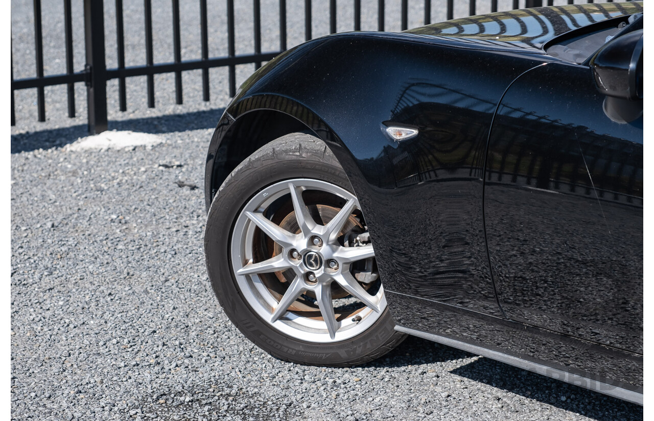 11/2015 Mazda MX-5 Skyactiv ND 2d Roadster Metallic Black 1.5L   USED