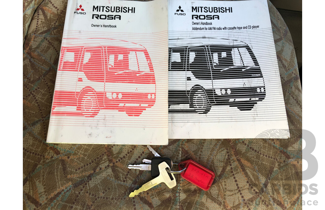 10/2007 Mitsubishi Rosa BE649 Turbo Diesel 3.9L 25 Seater Bus with Braun Vista Commercial Wheelchair Lift