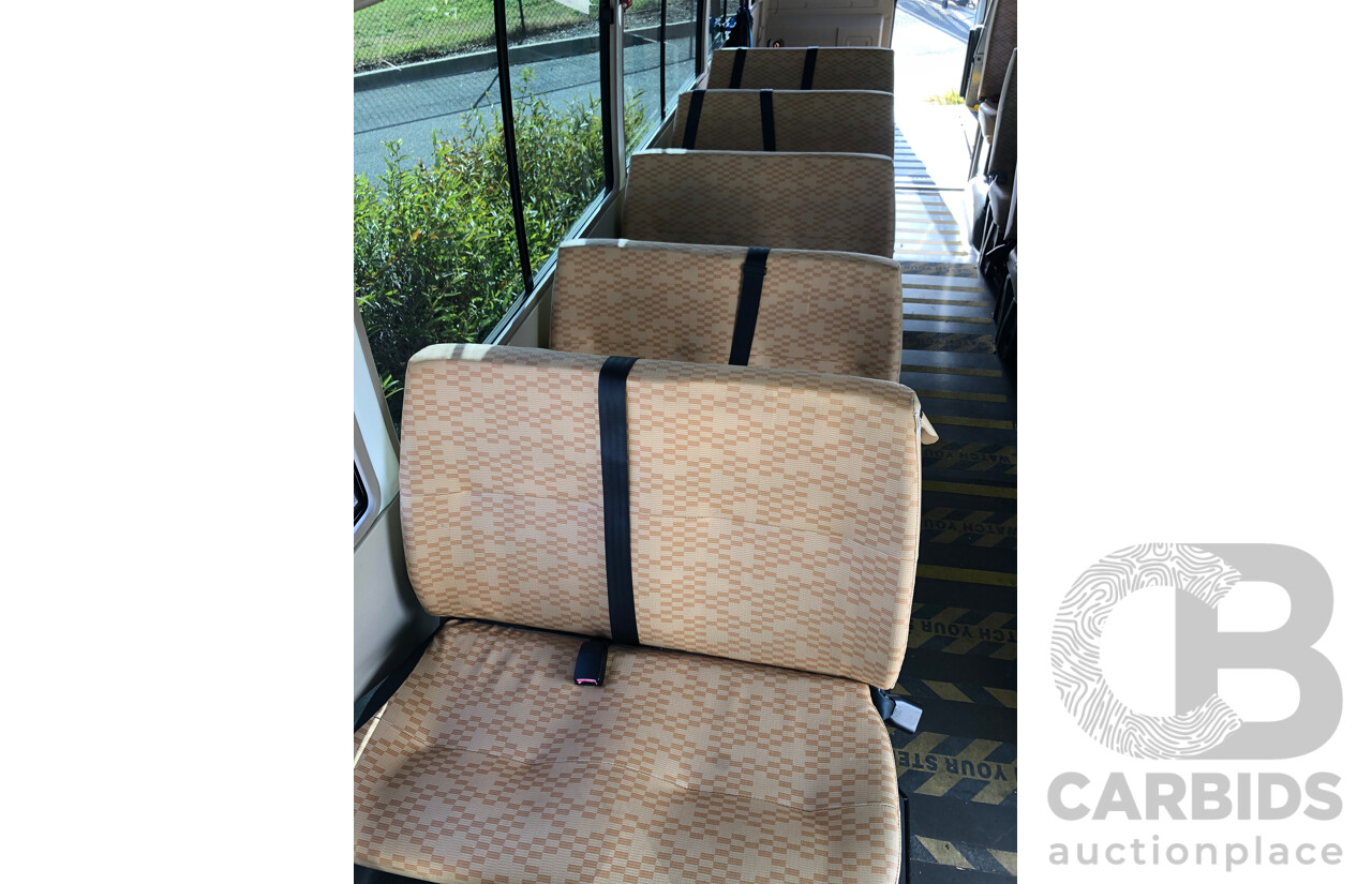 10/2007 Mitsubishi Rosa BE649 Turbo Diesel 3.9L 25 Seater Bus with Braun Vista Commercial Wheelchair Lift