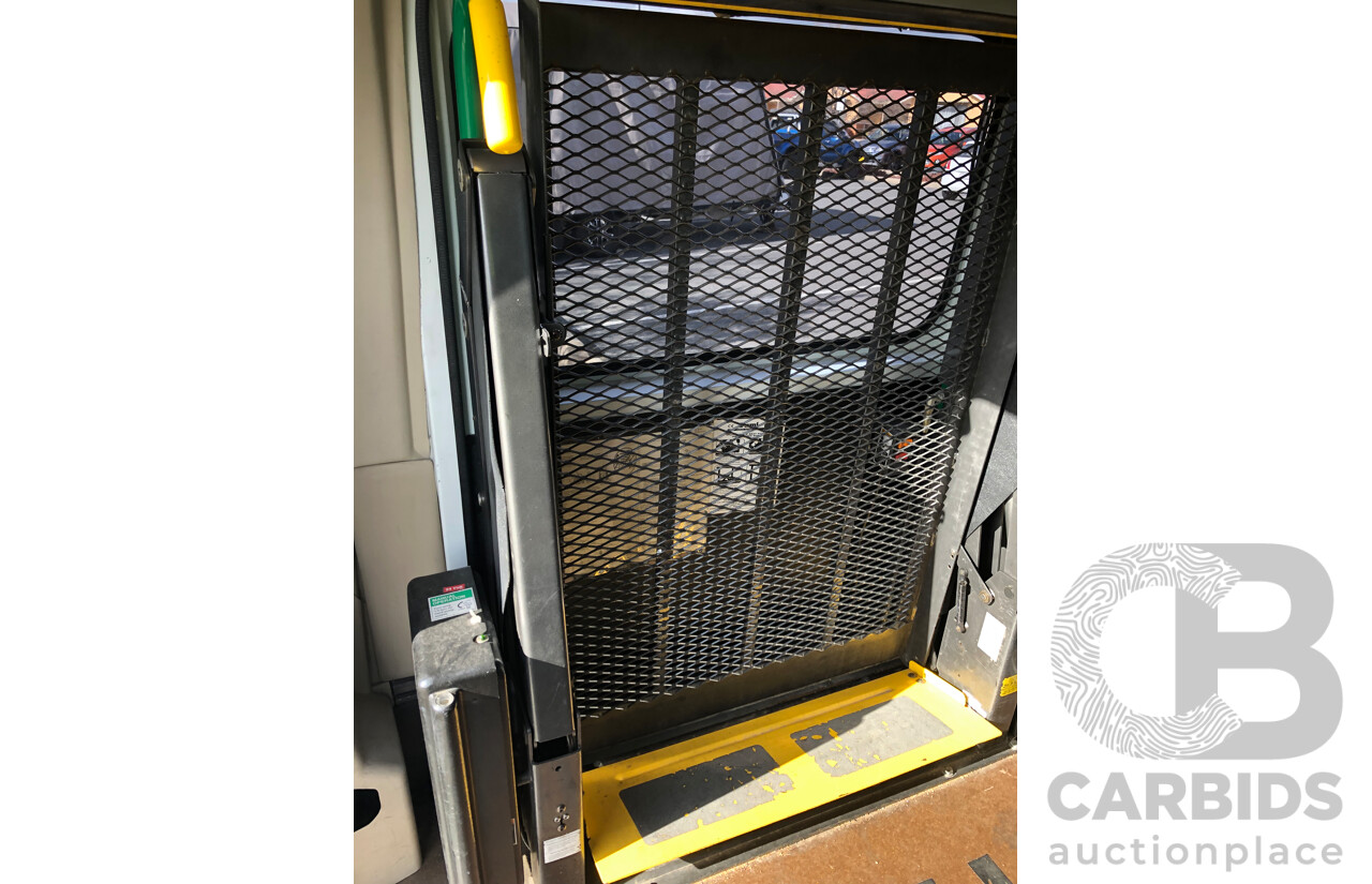 10/2007 Mitsubishi Rosa BE649 Turbo Diesel 3.9L 25 Seater Bus with Braun Vista Commercial Wheelchair Lift