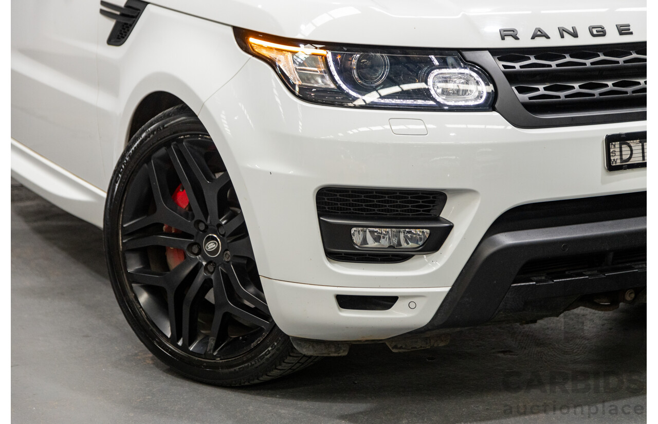 1/2018 Land Rover Range Rover Sport 3.0 SDV6 HSE Dynamic (AWD) LW MY17 4d Wagon Fuji White Twin Turbo Diesel 3.0L