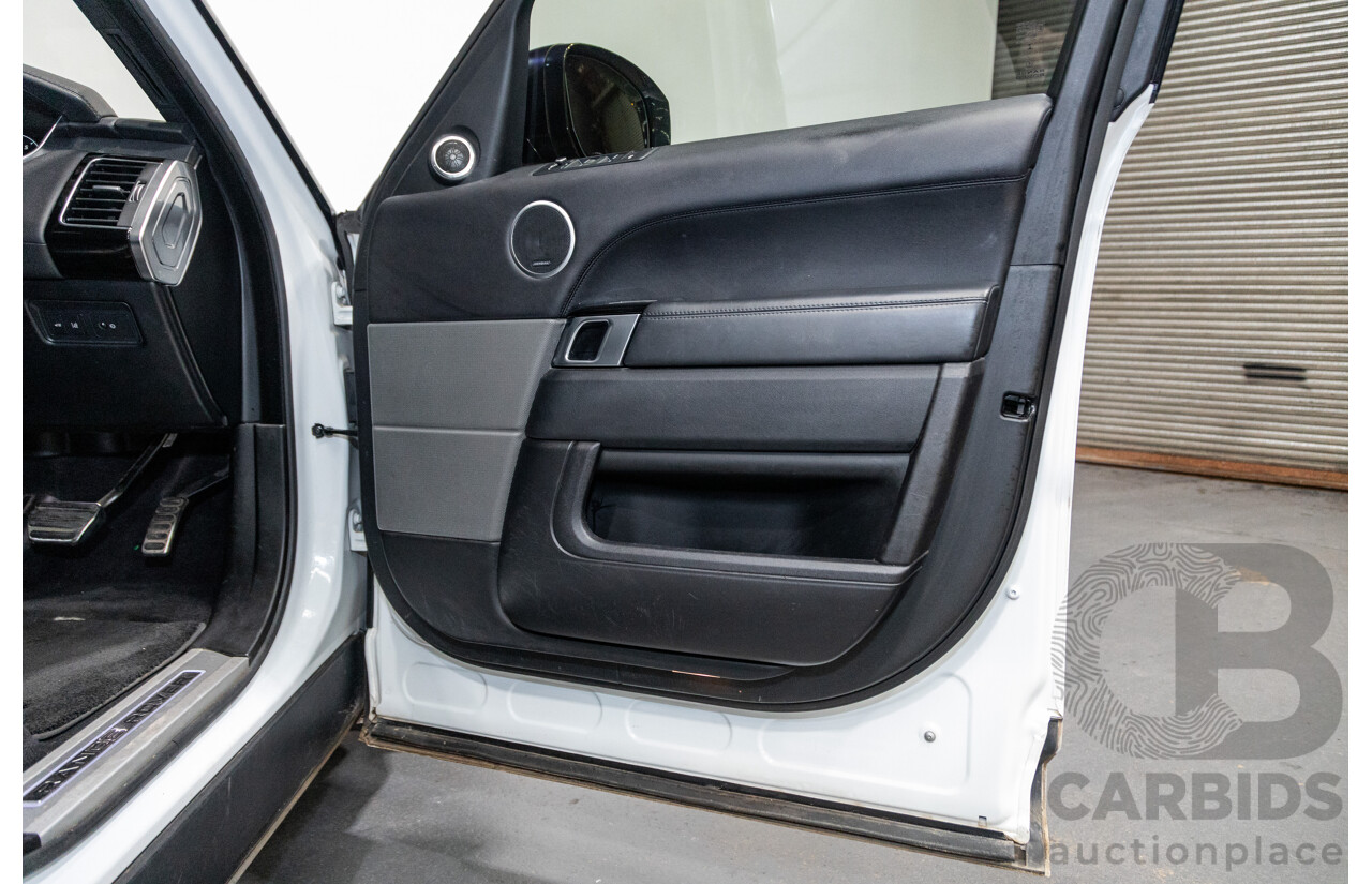 1/2018 Land Rover Range Rover Sport 3.0 SDV6 HSE Dynamic (AWD) LW MY17 4d Wagon Fuji White Twin Turbo Diesel 3.0L