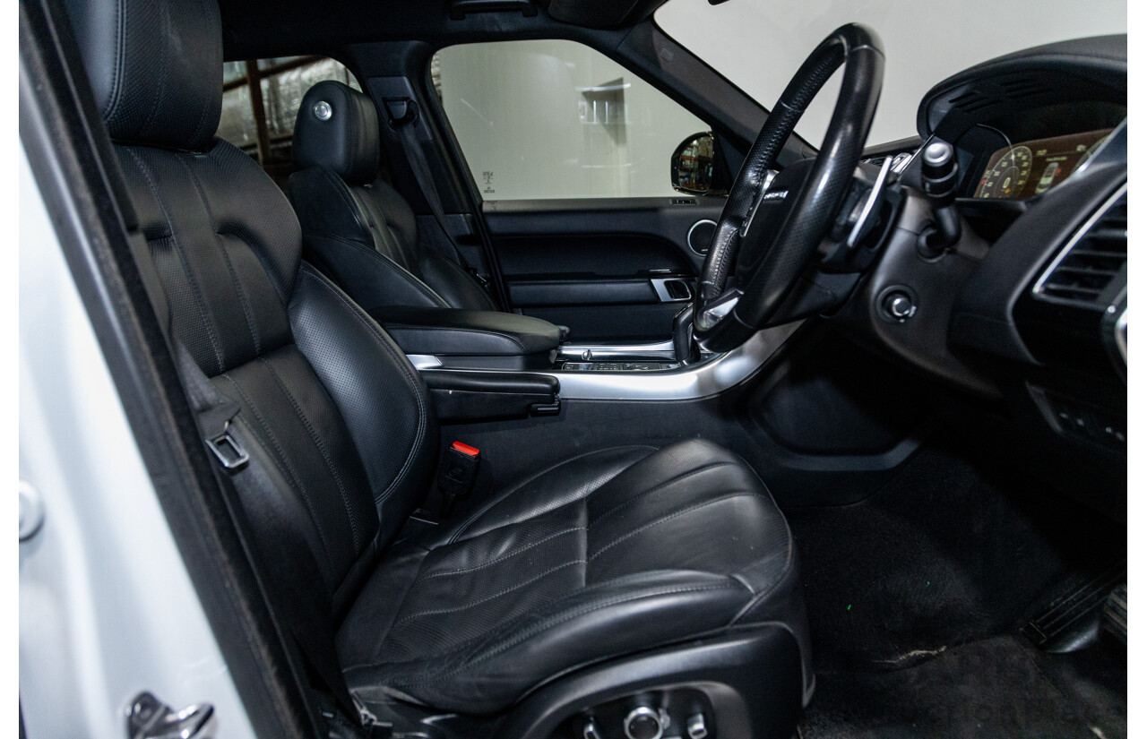 1/2018 Land Rover Range Rover Sport 3.0 SDV6 HSE Dynamic (AWD) LW MY17 4d Wagon Fuji White Twin Turbo Diesel 3.0L