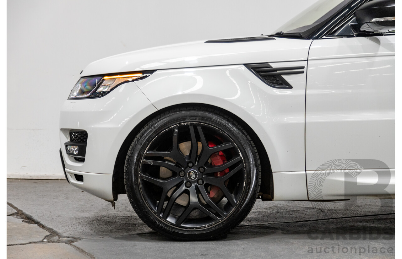 1/2018 Land Rover Range Rover Sport 3.0 SDV6 HSE Dynamic (AWD) LW MY17 4d Wagon Fuji White Twin Turbo Diesel 3.0L