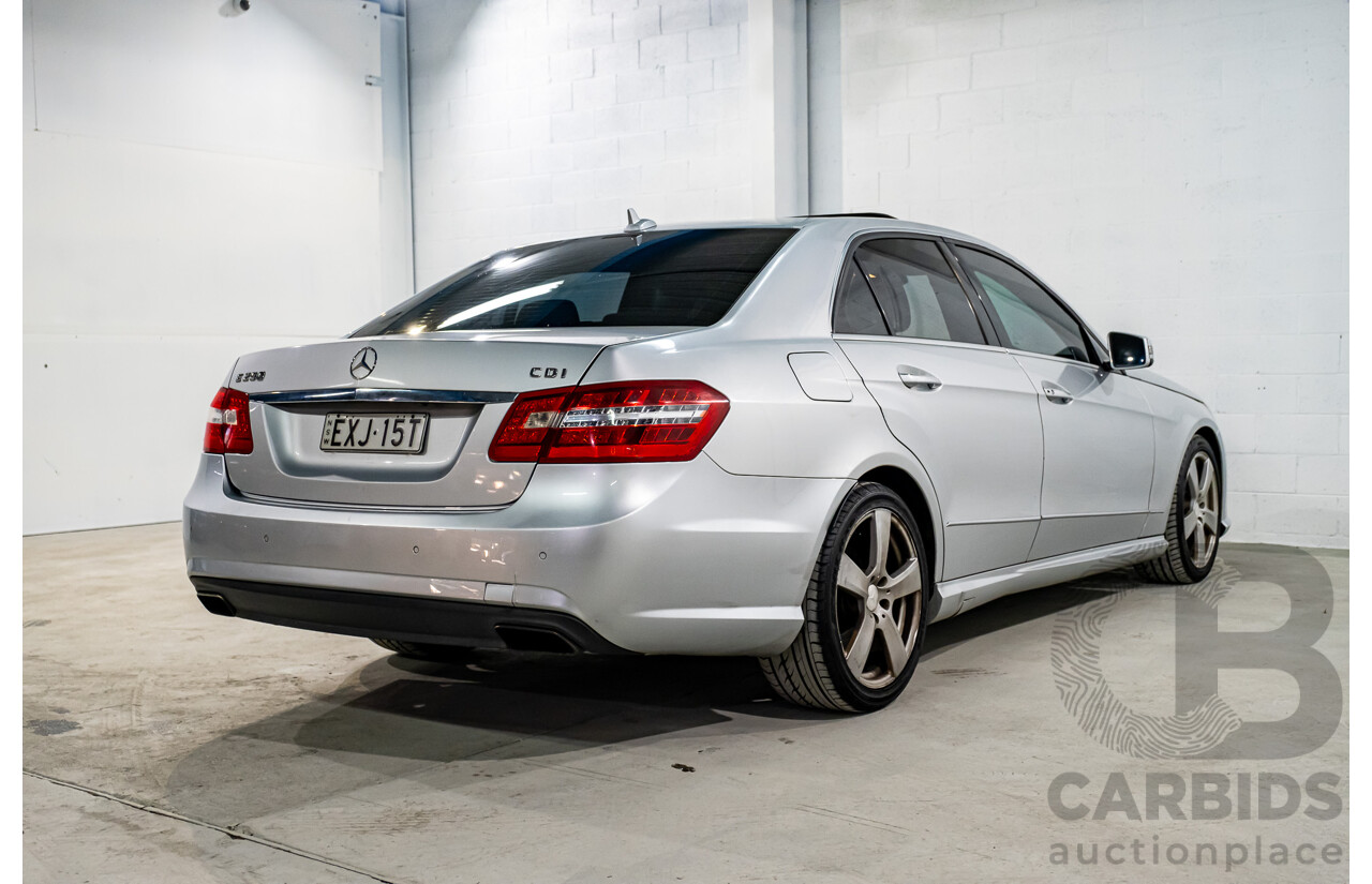 1/2013 Mercedes Benz E250 CDI 212 MY13 4d Sedan Iridium Silver Metallic Turbo Diesel 2.1L