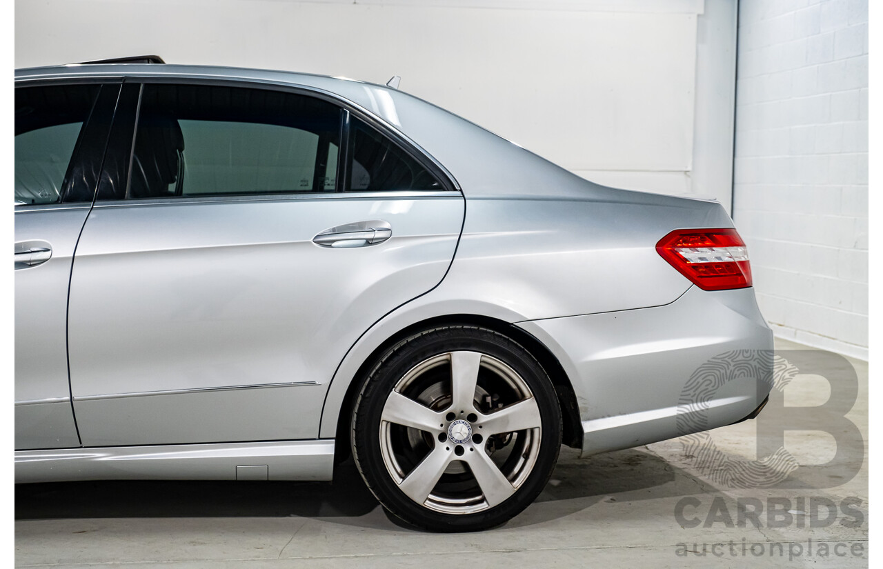 1/2013 Mercedes Benz E250 CDI 212 MY13 4d Sedan Iridium Silver Metallic Turbo Diesel 2.1L