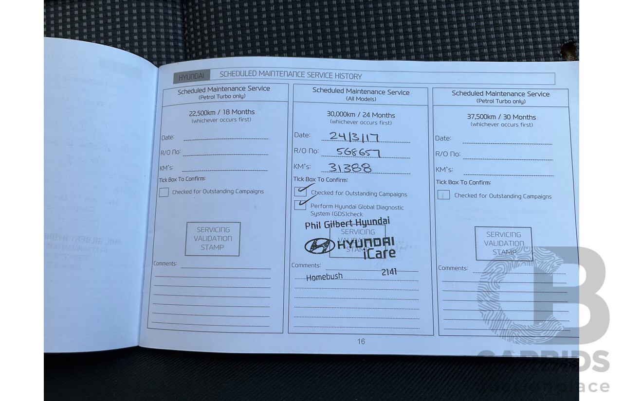 8/2015 Hyundai i30 Active GD MY14 5d Hatchback White 1.8L