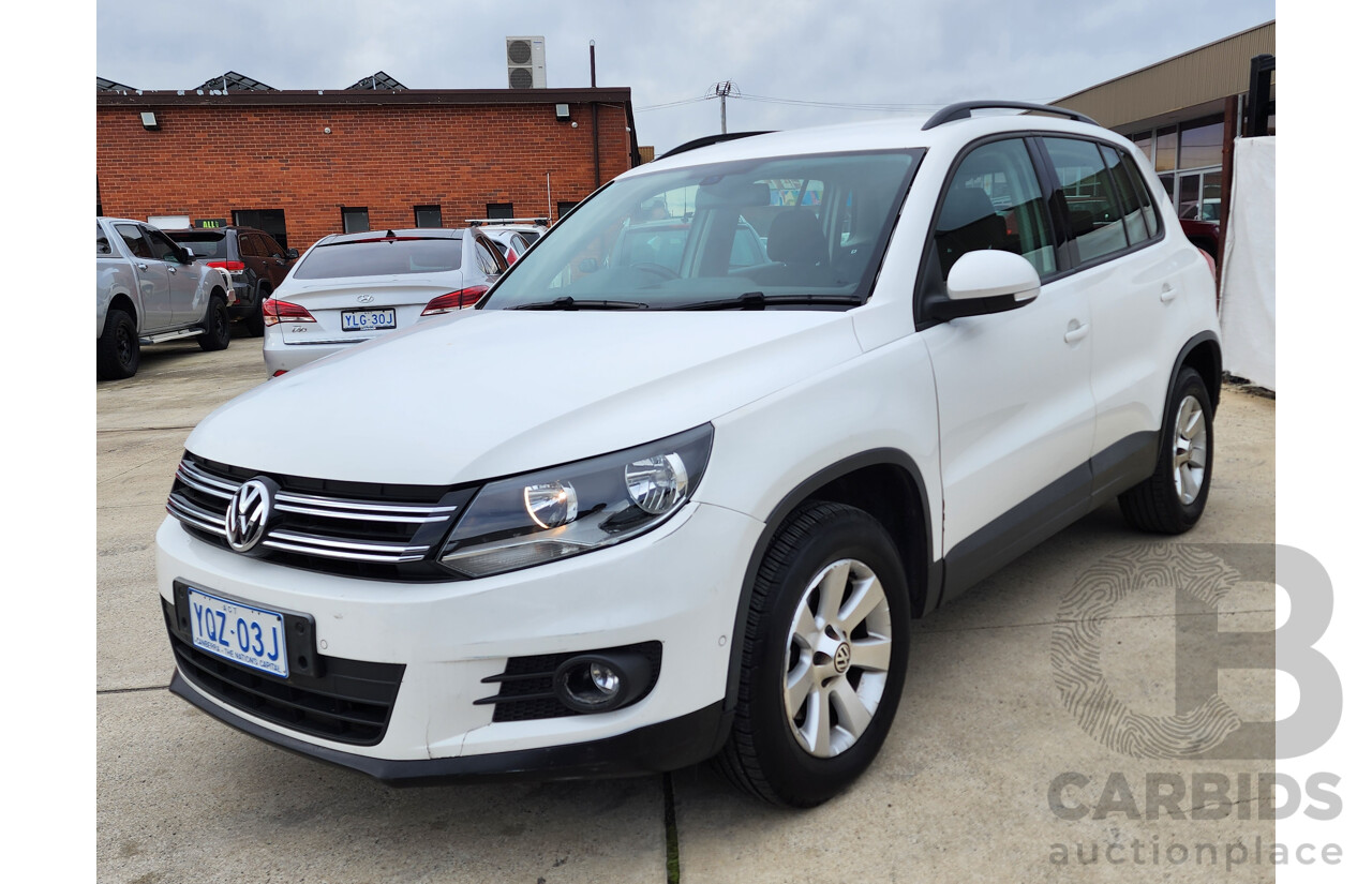 04/2013 Volkswagen Tiguan 103 TDI AWD 5NC MY13 4D Wagon White 2.0L